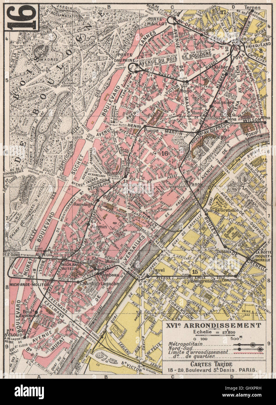 Paris 16e arrondissement hi-res stock photography and images - Alamy