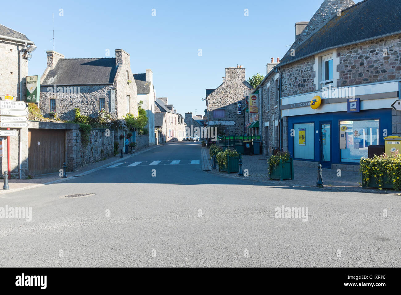 The Centre Of Plurien A Small Commune In The Cotes D Armor Department Of Brittany In North Western France Stock Photo Alamy