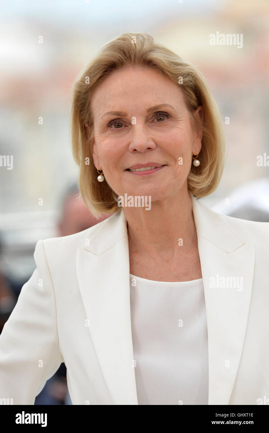 69th Cannes Film Festival: Marthe Keller posing during a photocall (2016/05/13) Stock Photo