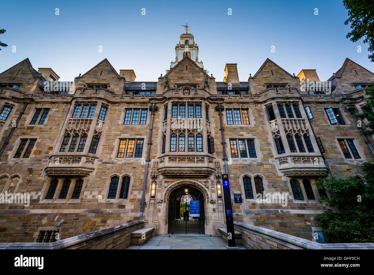 The Davenport College Building at Yale University, in New Haven