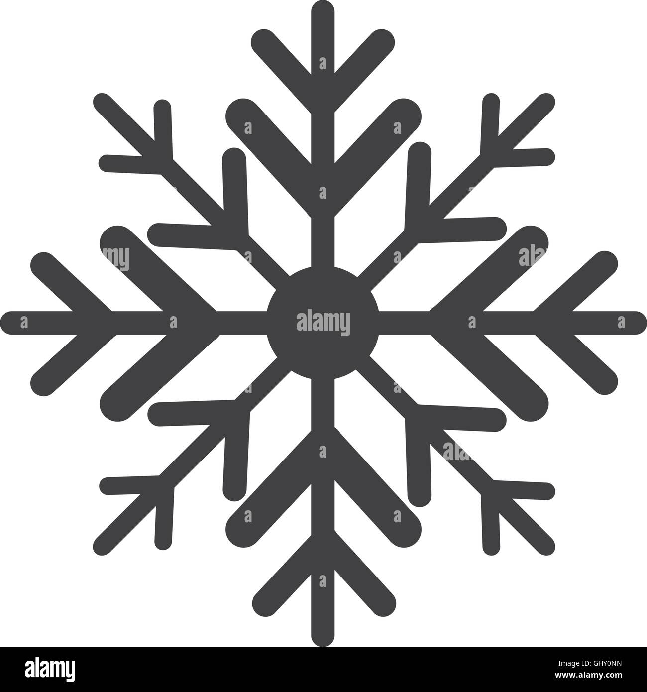 snowflake winter isolated icon Stock Vector Image & Art - Alamy