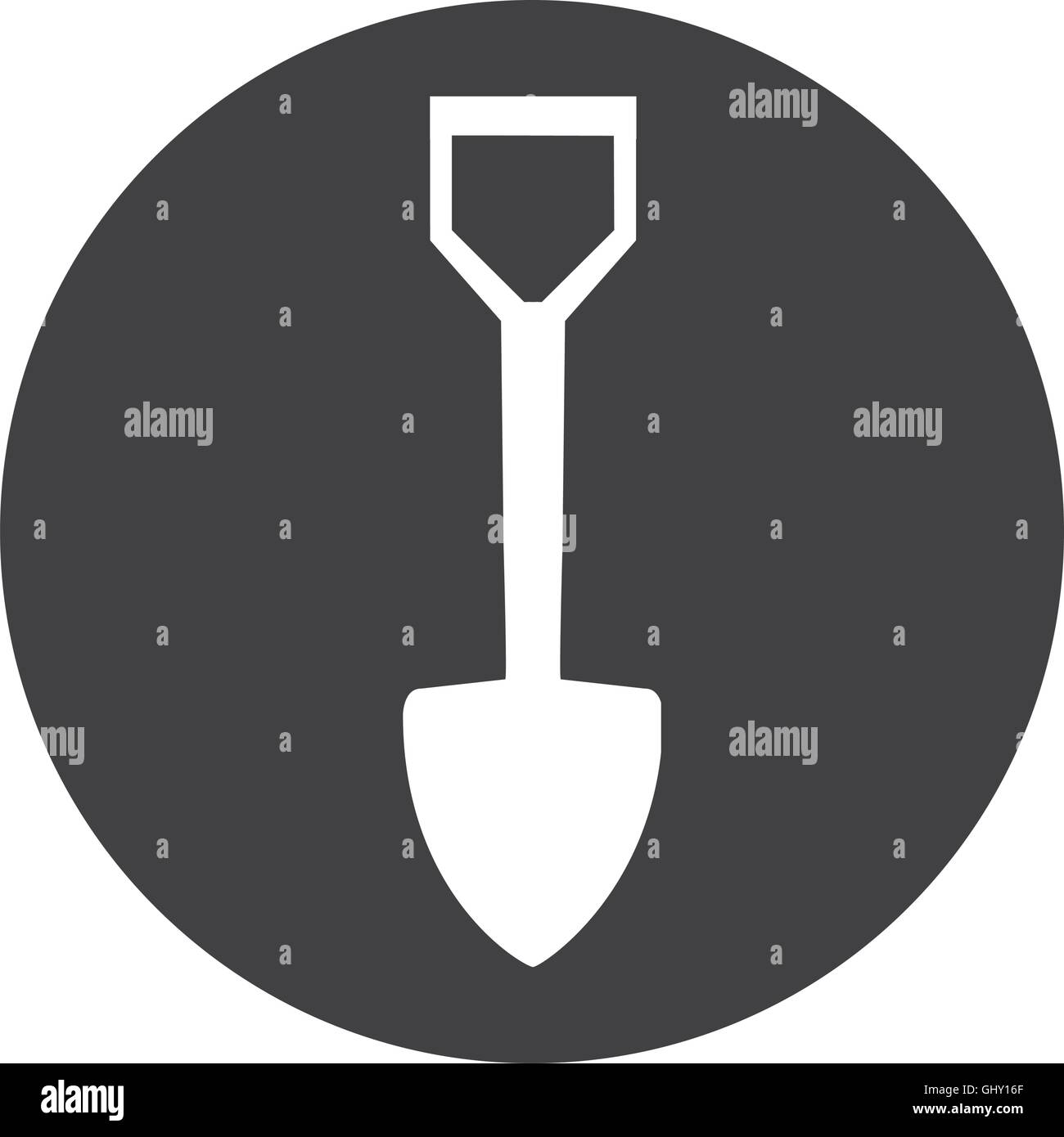 shovel tool construction icon Stock Vector Image & Art - Alamy