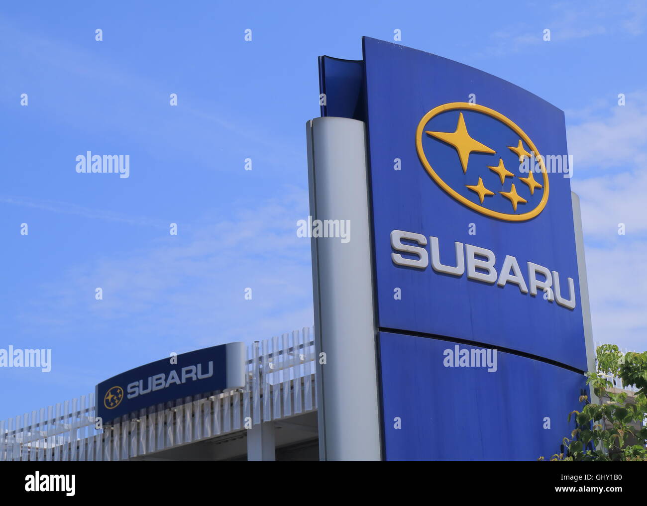 SUBARU car manufacturer Japan Stock Photo