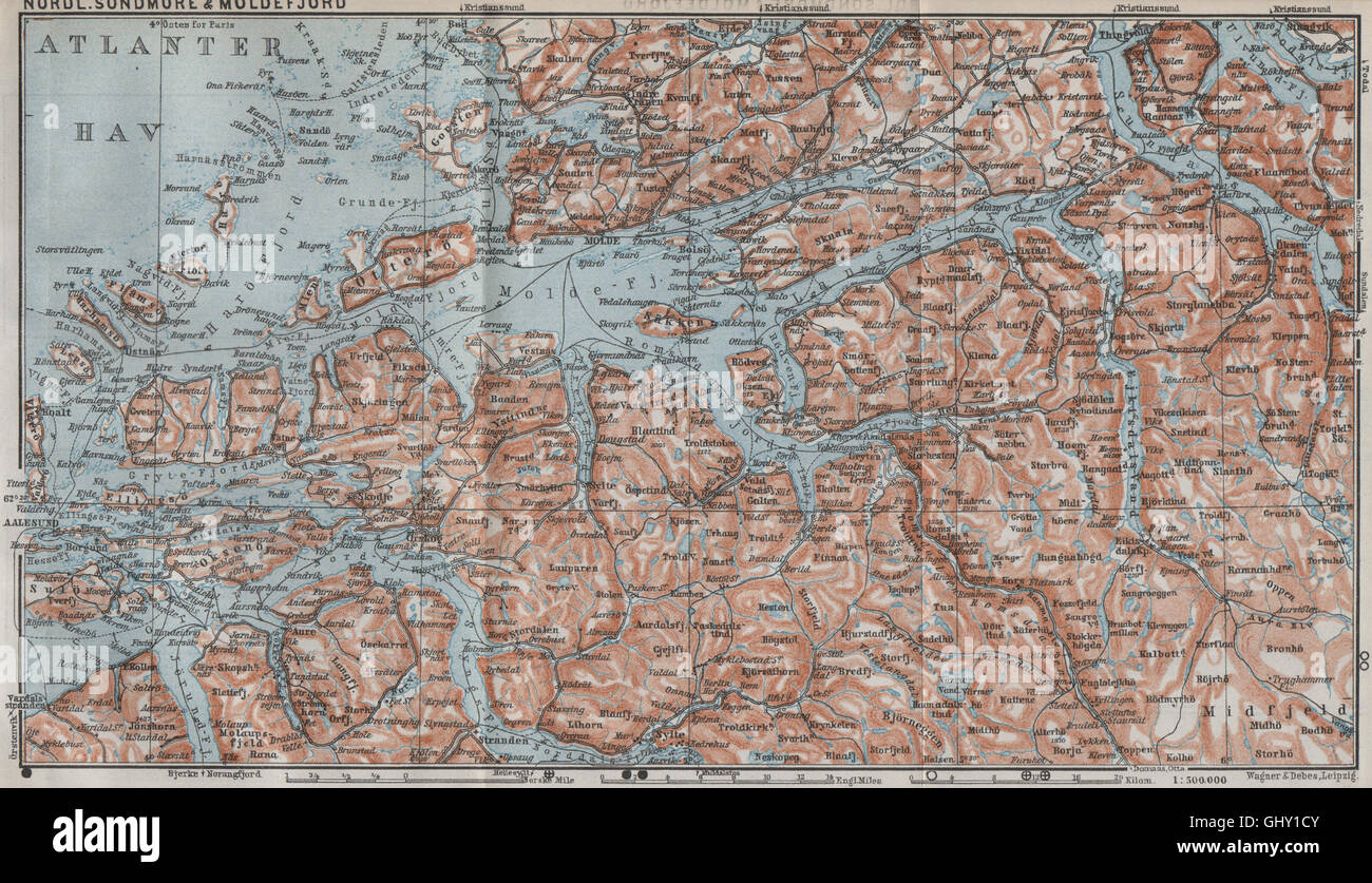 Alesund map hi-res stock photography and images - Alamy