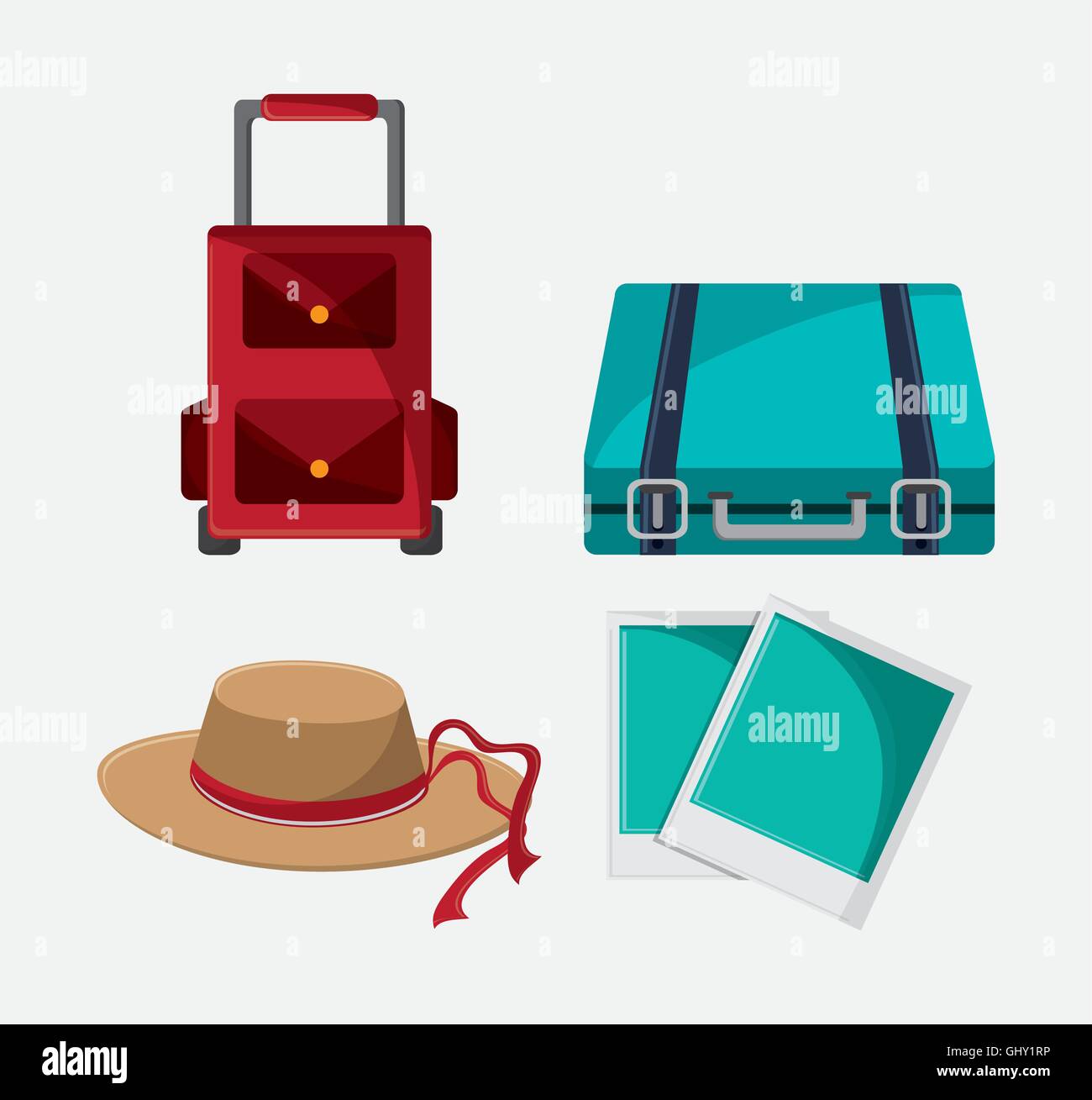 icon set travel vacations trip Stock Vector Image & Art - Alamy