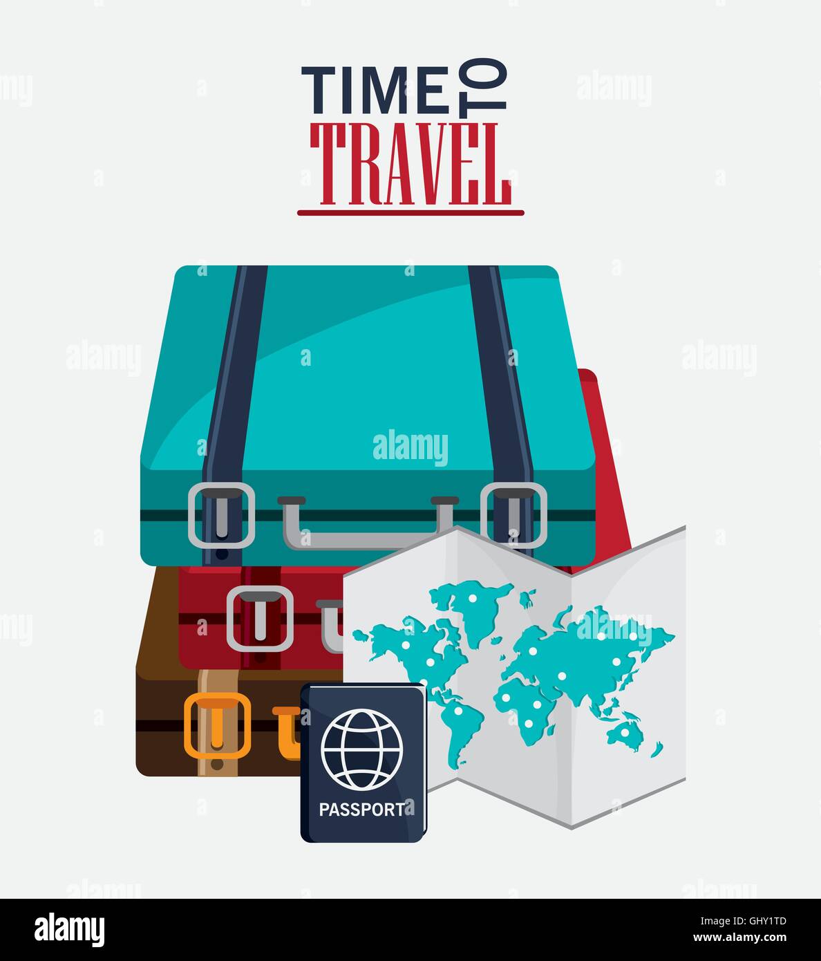 icon set travel vacations trip Stock Vector Image & Art - Alamy