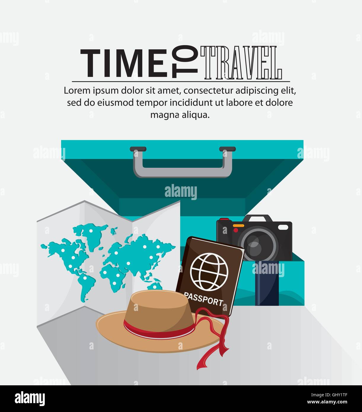 icon set travel vacations trip Stock Vector Image & Art - Alamy