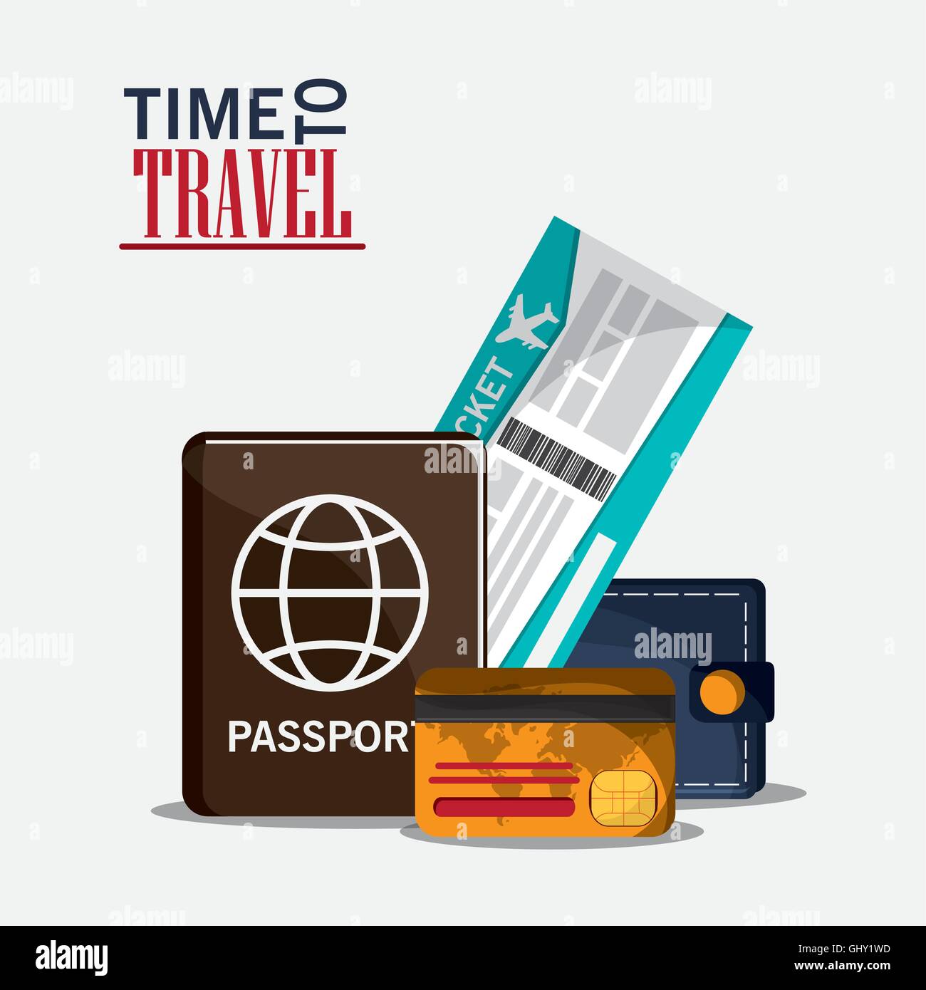 icon set travel vacations trip Stock Vector Image & Art - Alamy