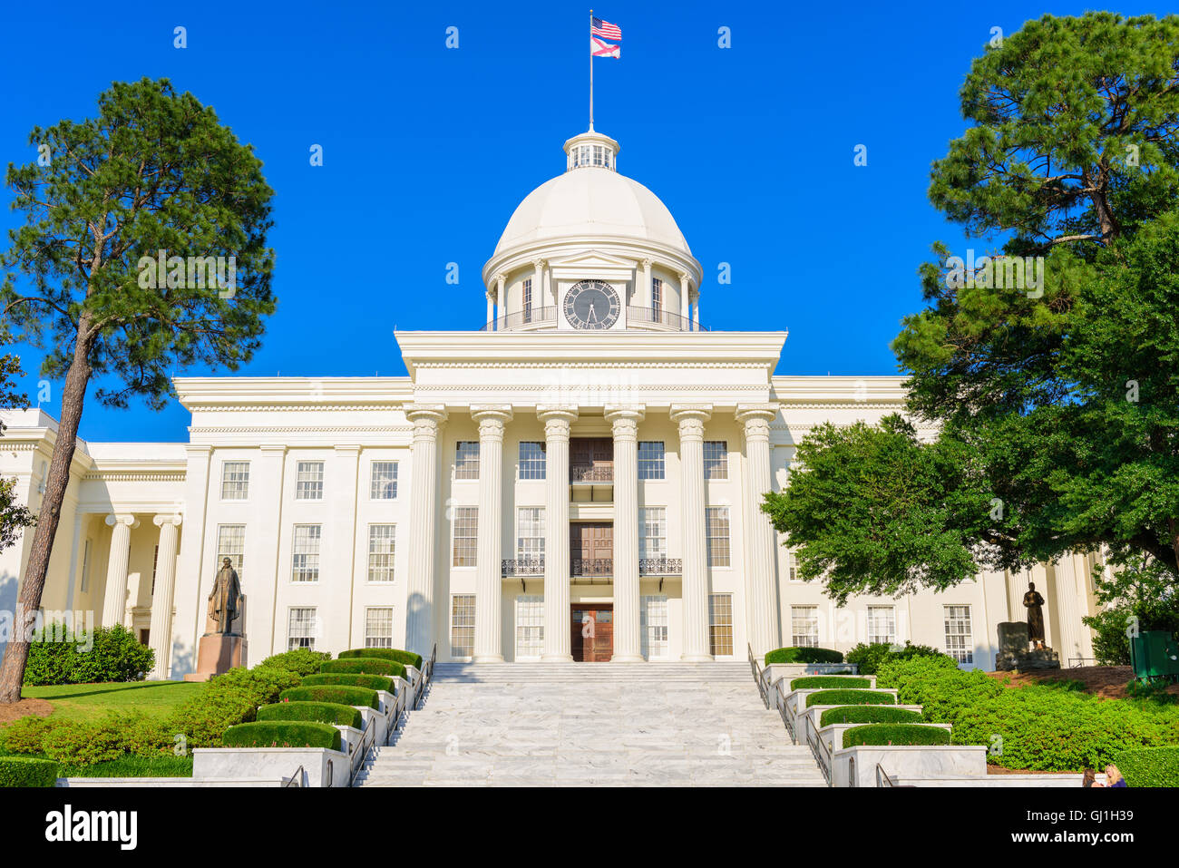 Alabama State Capitol in Montgomery, Alabama. Stock Photo