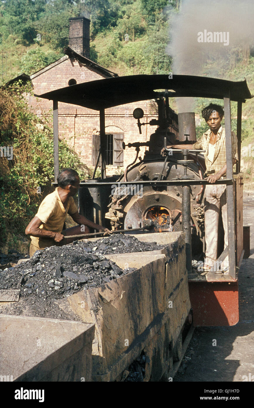 Deep in the jungles of Assam the British created a thriving coalfield. Stock Photo