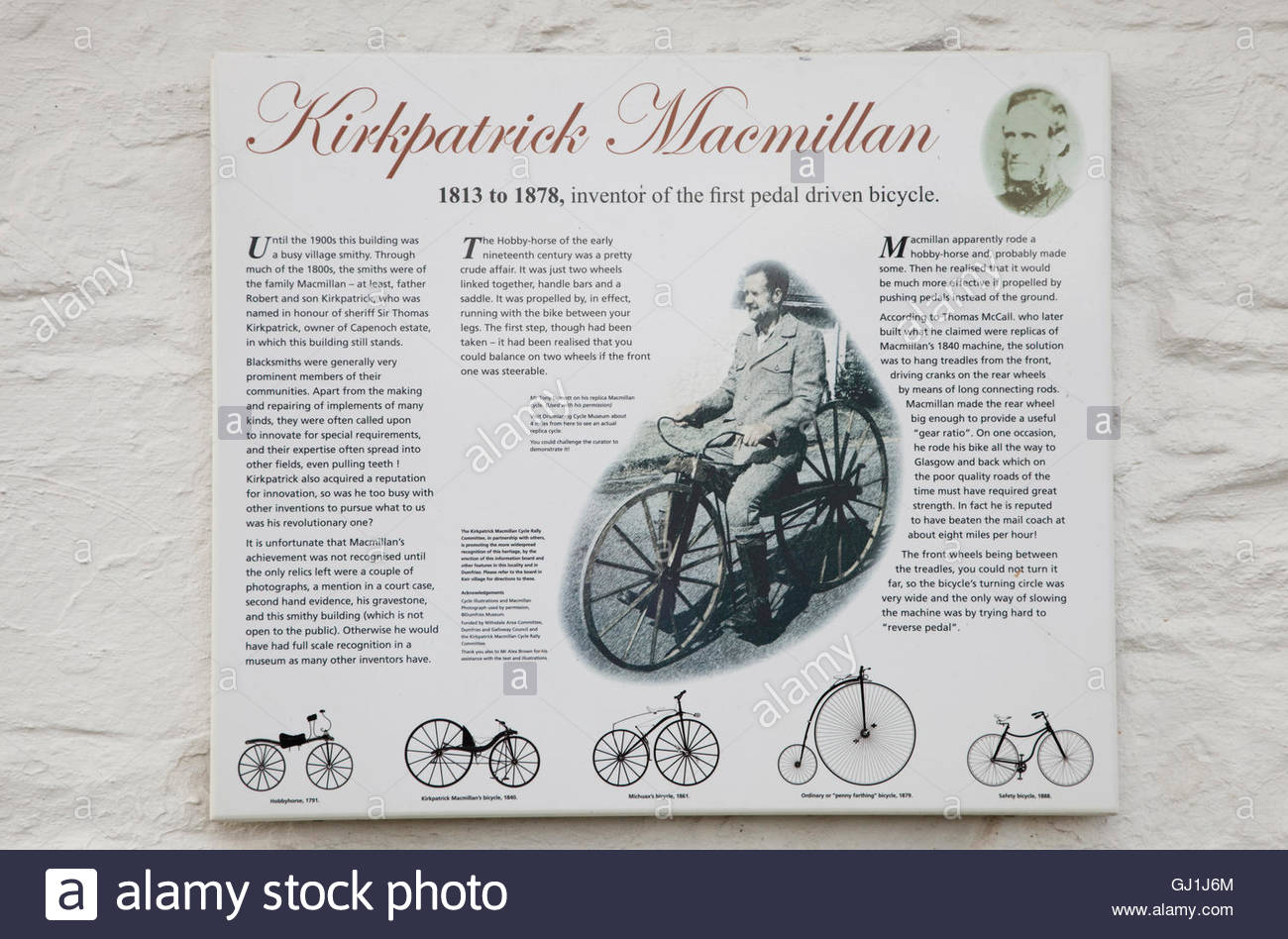 bicycle invented by kirkpatrick macmillan