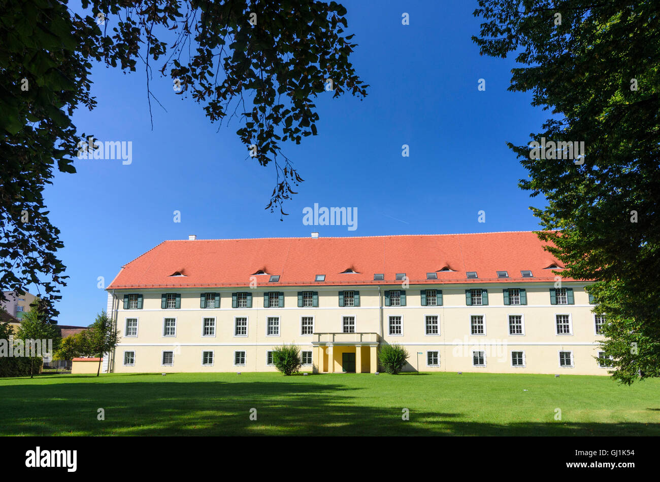 Pinkafeld: castle Schloss Batthyány, Austria, Burgenland, Stock Photo