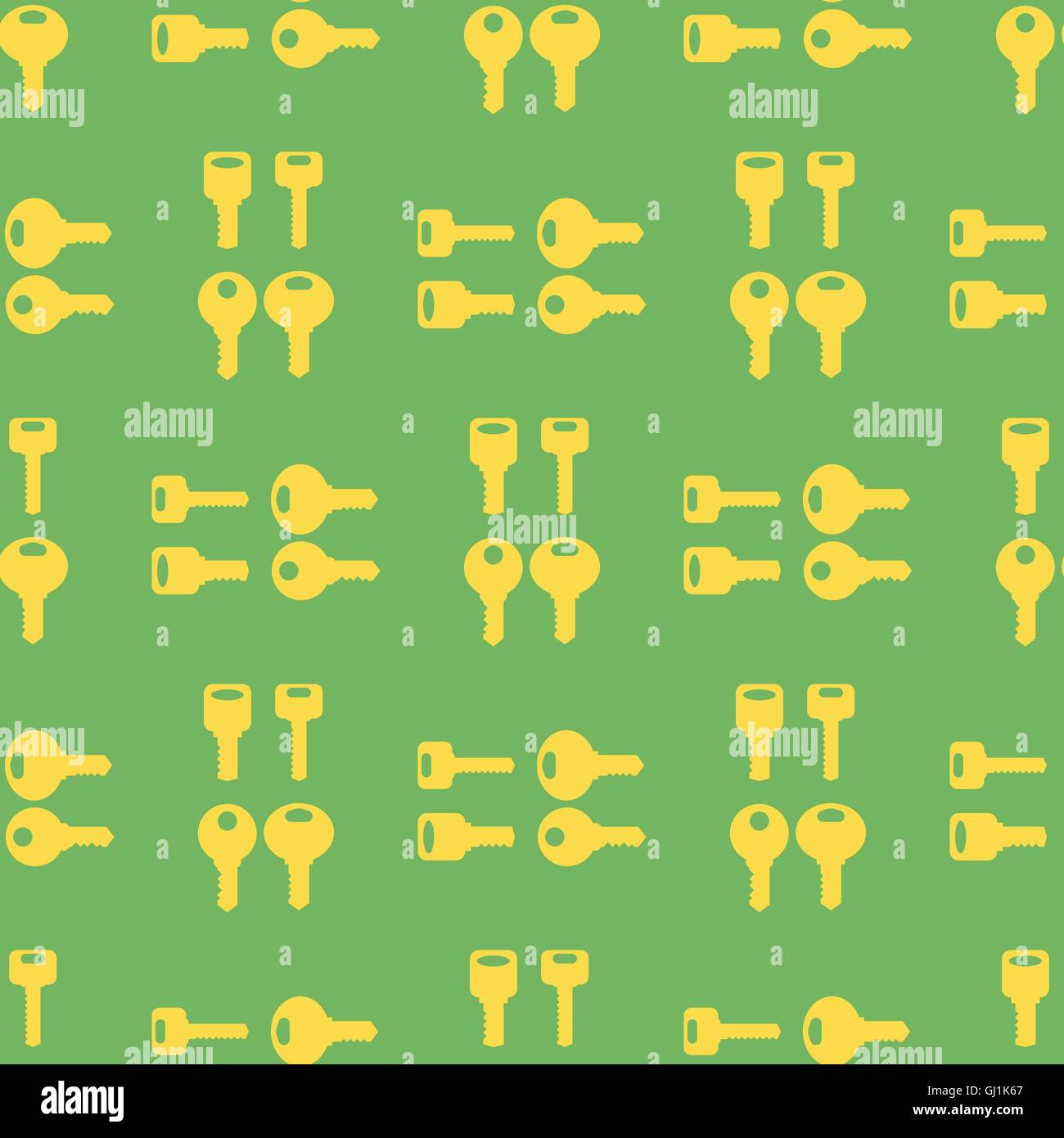 Seamless Gold Key Pattern Stock Vector Image & Art - Alamy