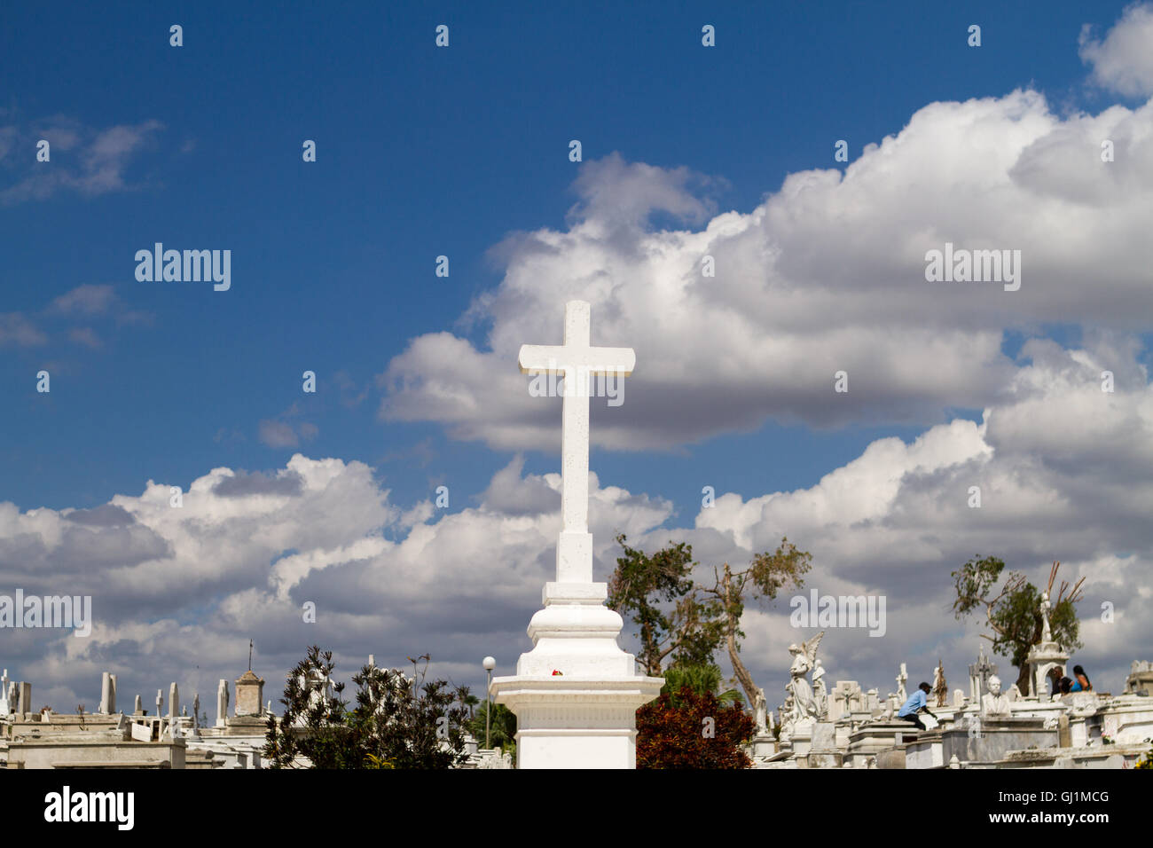 Santa Ifigenia Cemetery, Santiago de Cuba, Cuba 2013 Stock Photo