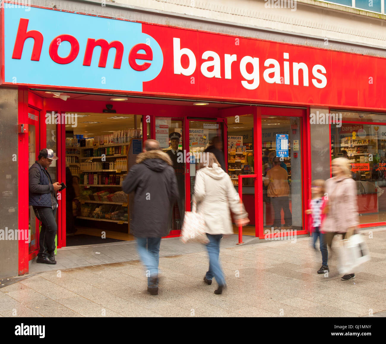 Home Bargains a British variety store chain , B & M Store, B & M Stores