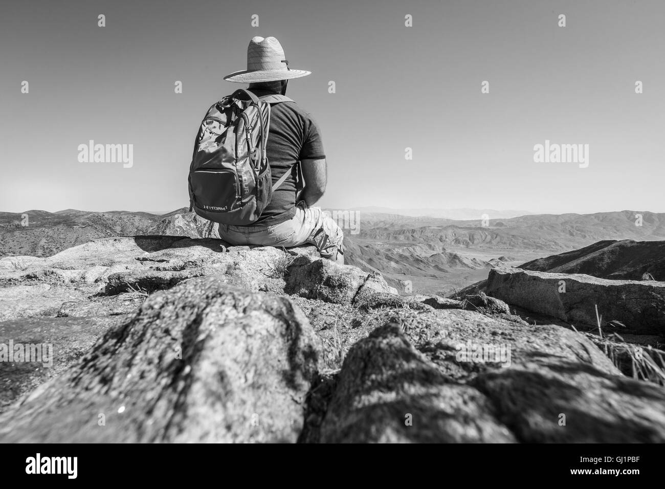 Hot hiker Black and White Stock Photos & Images - Alamy