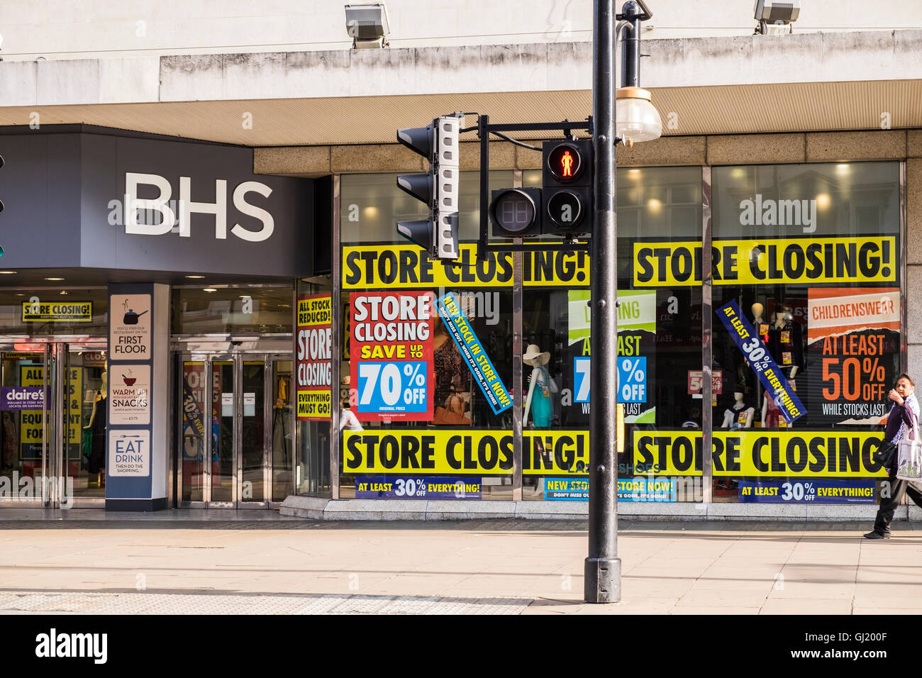British Home Stores, Oxford Street, London, England, U.K. Stock Photo