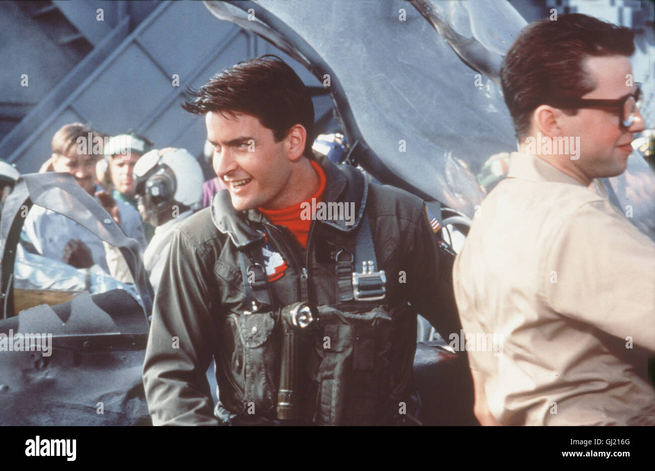 HOT SHOTS DIE MUTTER ALLER FILME NavyPilot Topper Harley (CHARLIE Stock Photo 114370888 Alamy