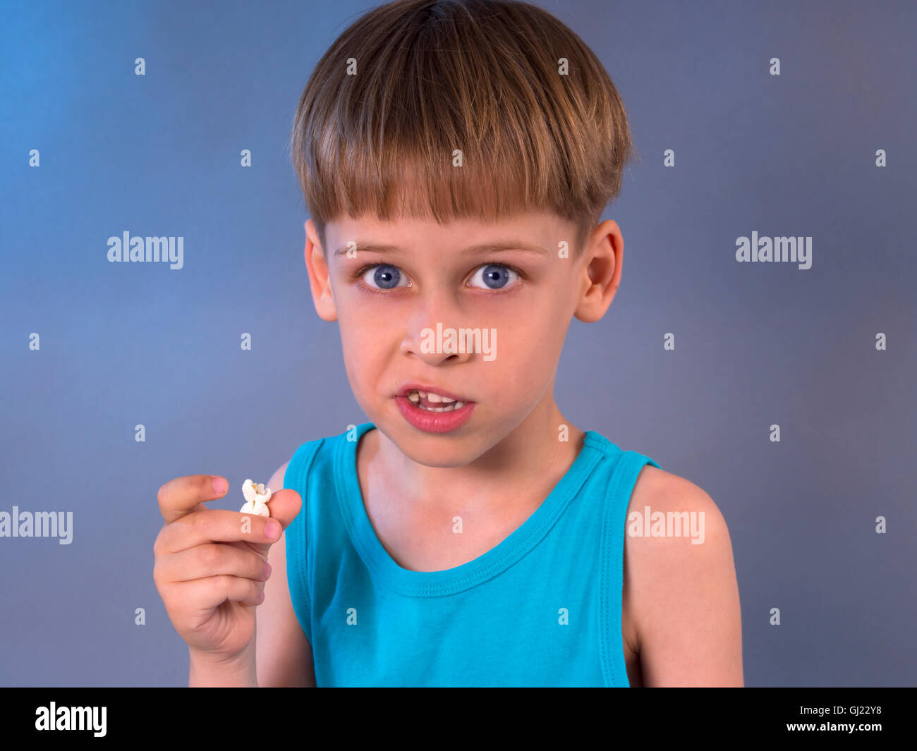 portrait of a cute boy Stock Photo