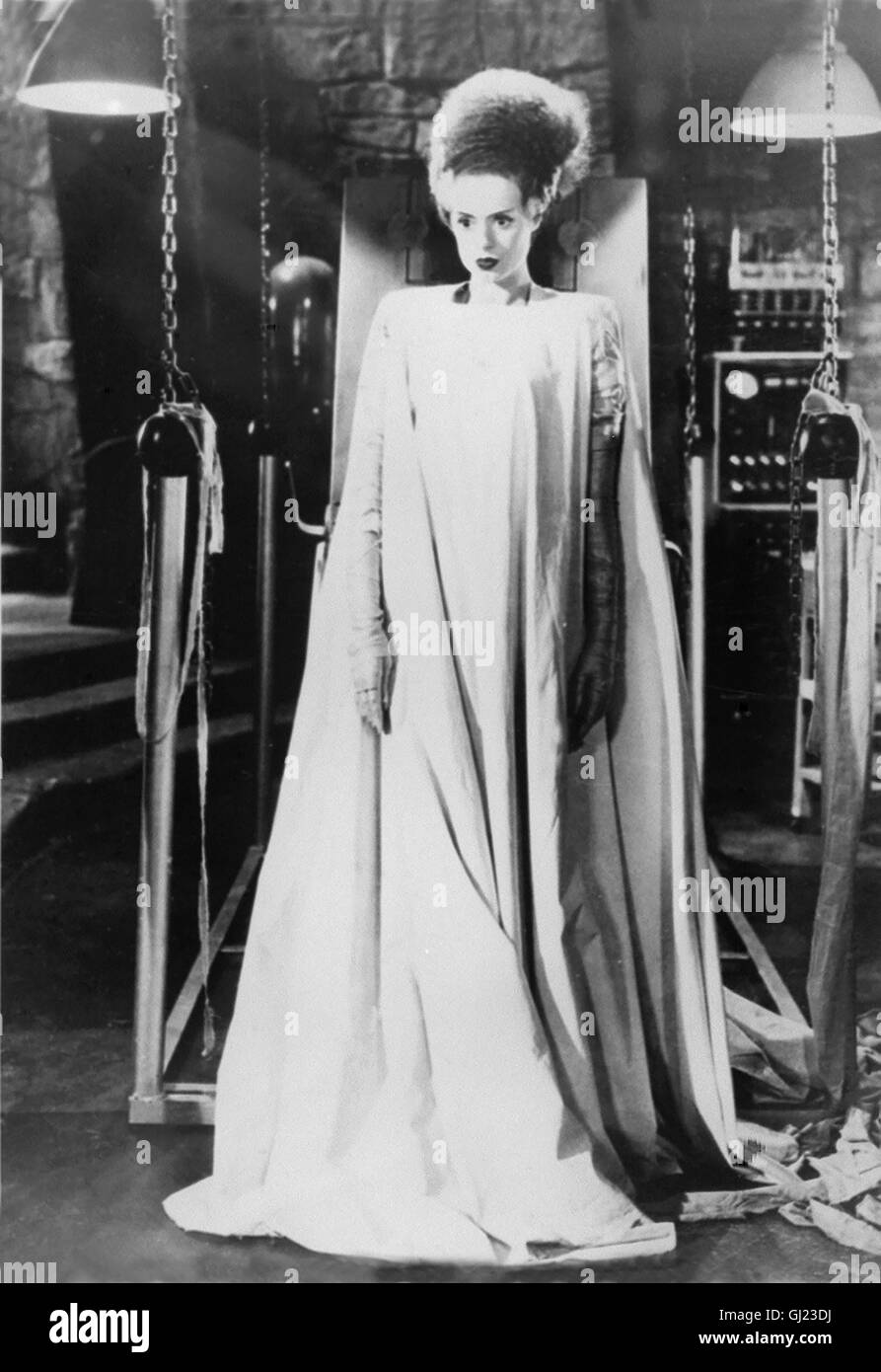 Frankensteins Braut (The Bride of Frankenstein) USA 1935 Regie: James Whale Szene: ELSA LANCHESTER Stock Photo