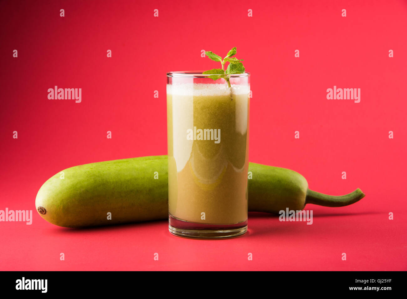 Juice of bottle gourd or lauki juice or Lagenaria siceraria juice