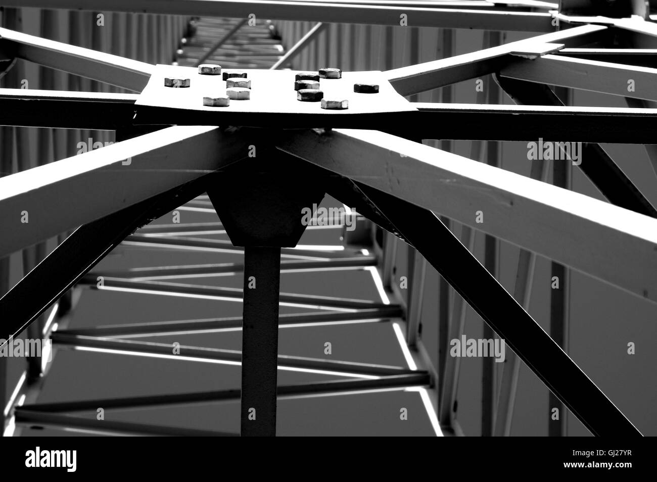 Tower, Industrial, Industry, Abstract, Perspective Stock Photo Alamy