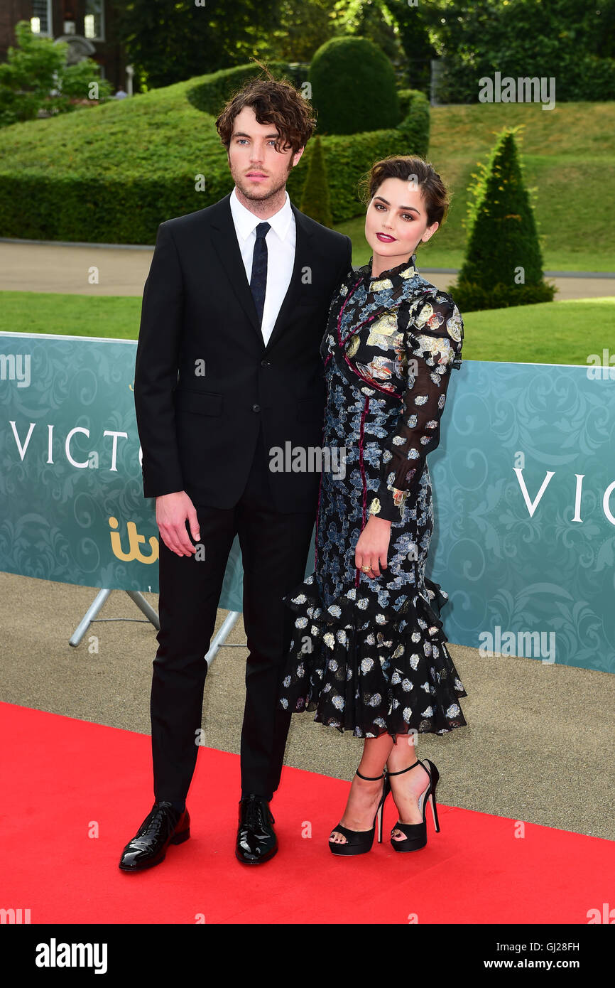 Tom hughes jenna coleman attending hi-res stock photography and images ...