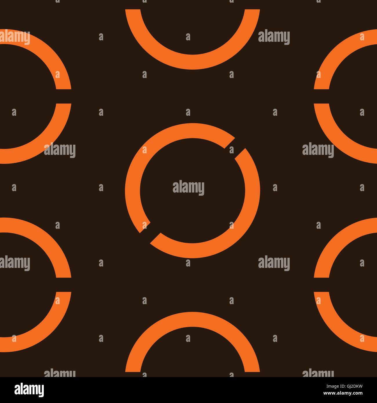 Seamless geometric orange background. Vector illustration Stock Vector ...