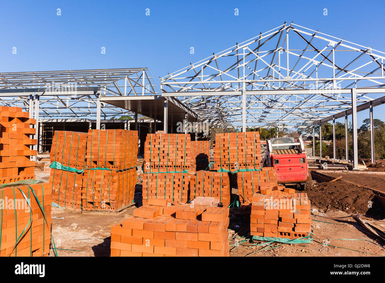 Steel frame structures hires stock photography and images Alamy