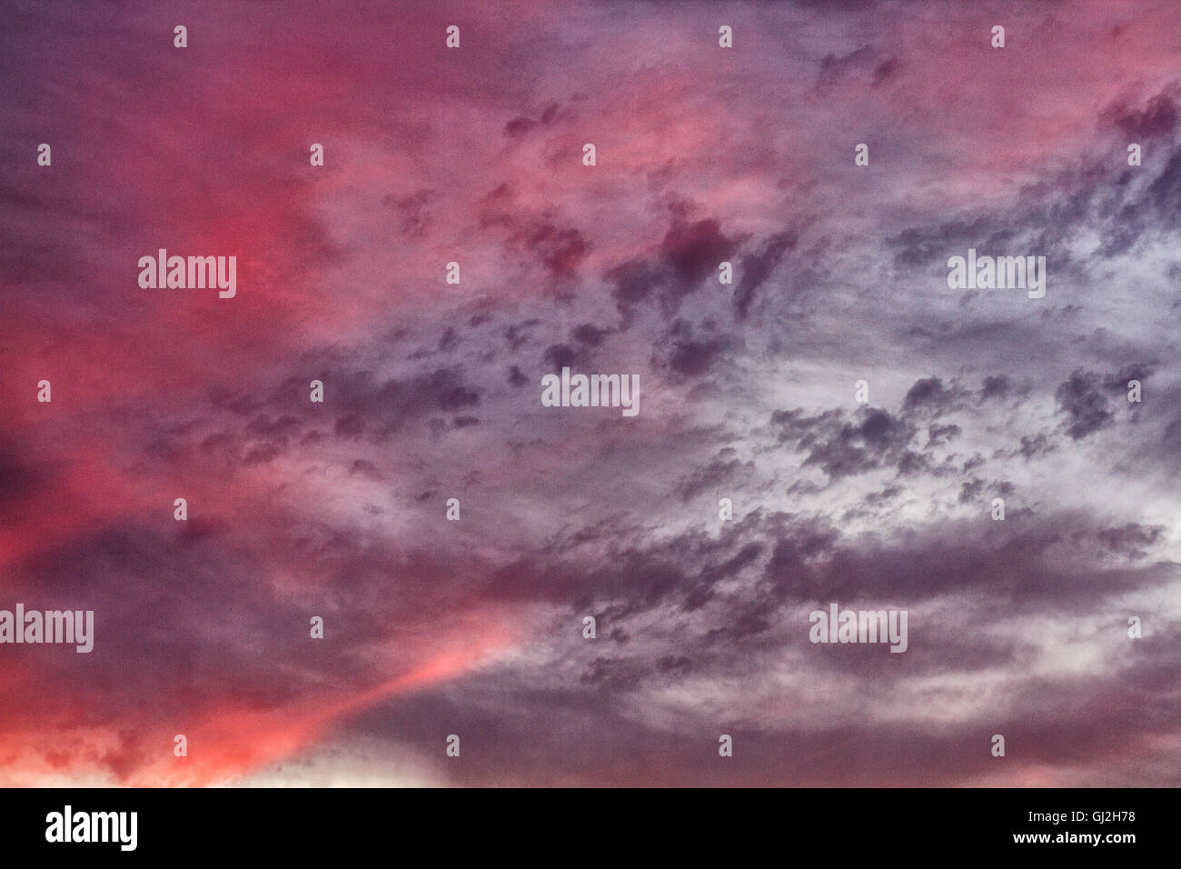 Colorful sky at sunset Stock Photo - Alamy