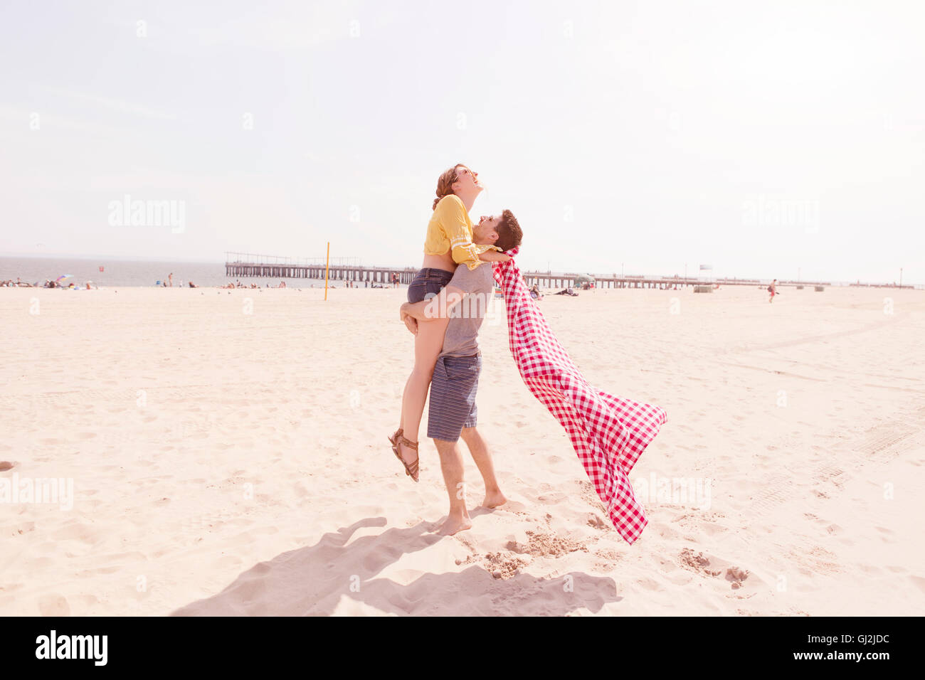 Pier beach at coney island hi-res stock photography and images - Alamy