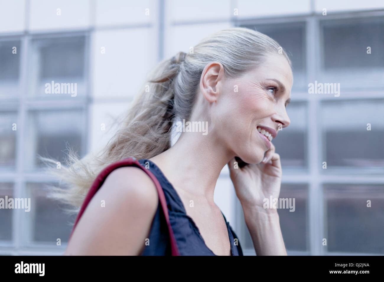 Mature women walking outdoors hi-res stock photography and images - Alamy