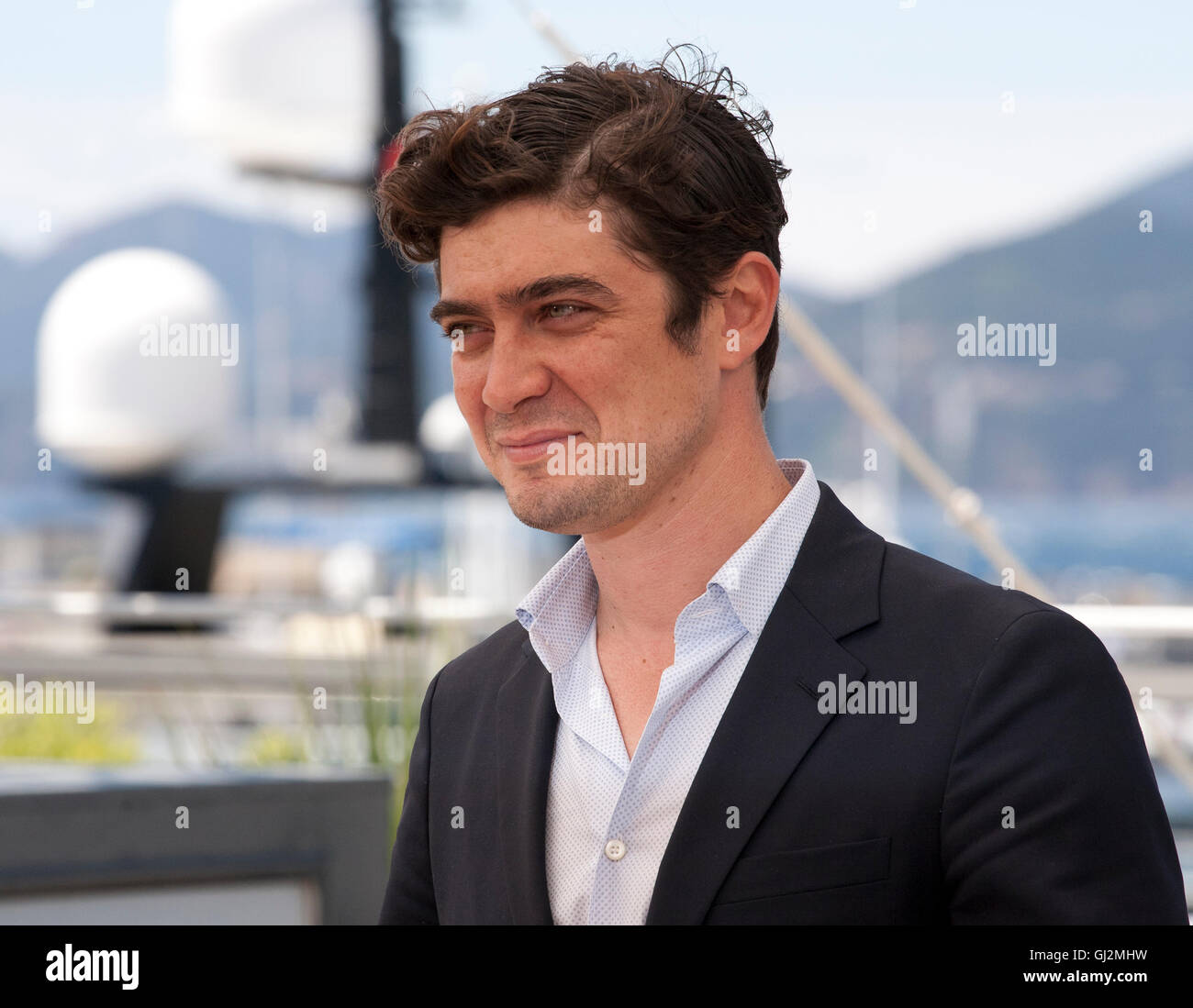 Actor and producer Riccardo Scamarcio at the Pericle (Pericle Il Nero) film photo call at the 69th Cannes Film Festival 2016 Stock Photo