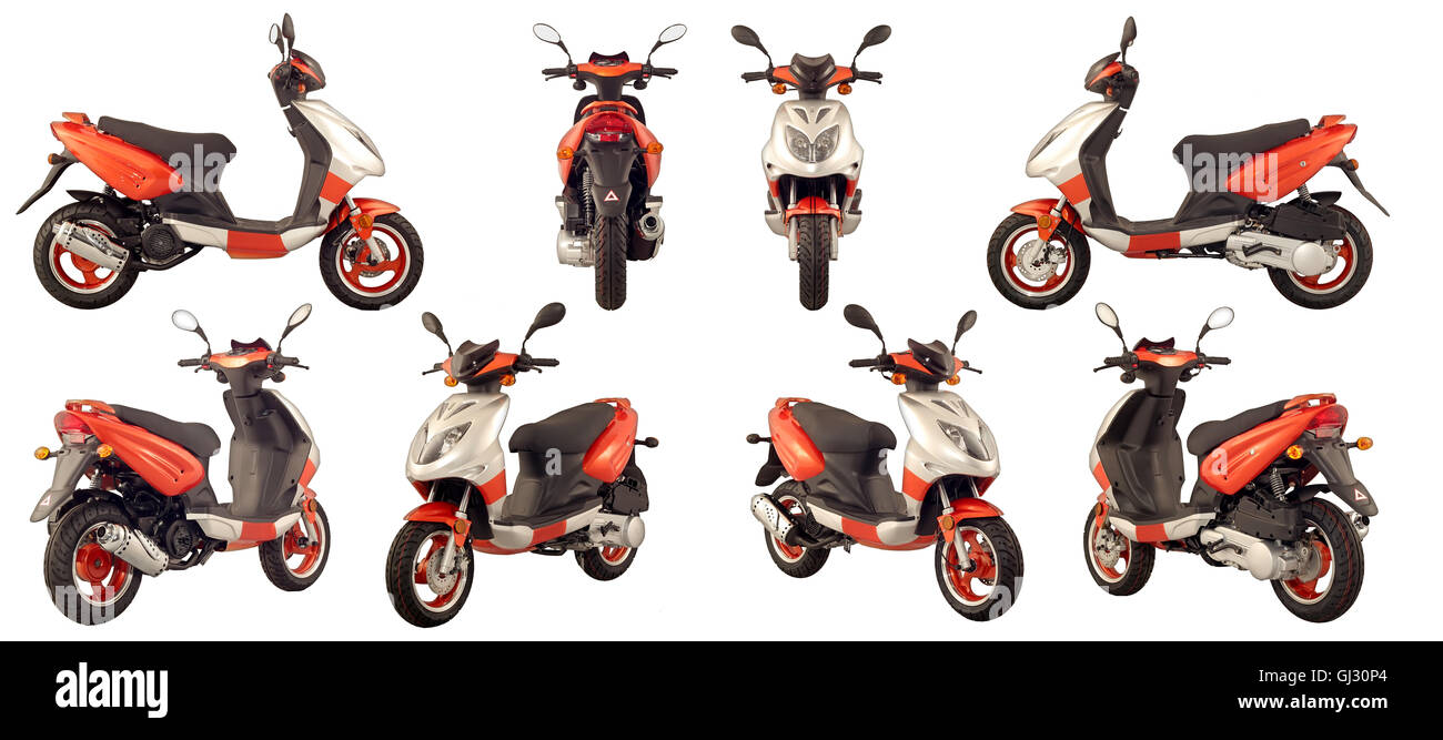 scooters and motorcycles Stock Photo Alamy