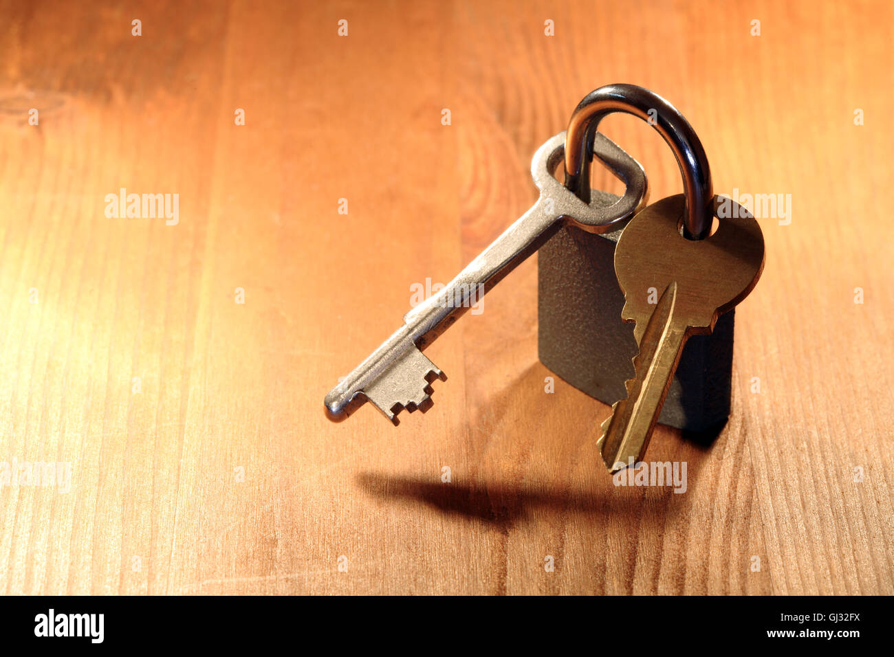 Padlock And Keys Stock Photo Alamy