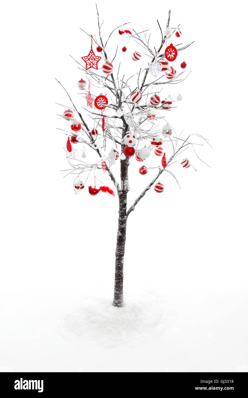 Decorated Christmas Tree Stock Photo Alamy