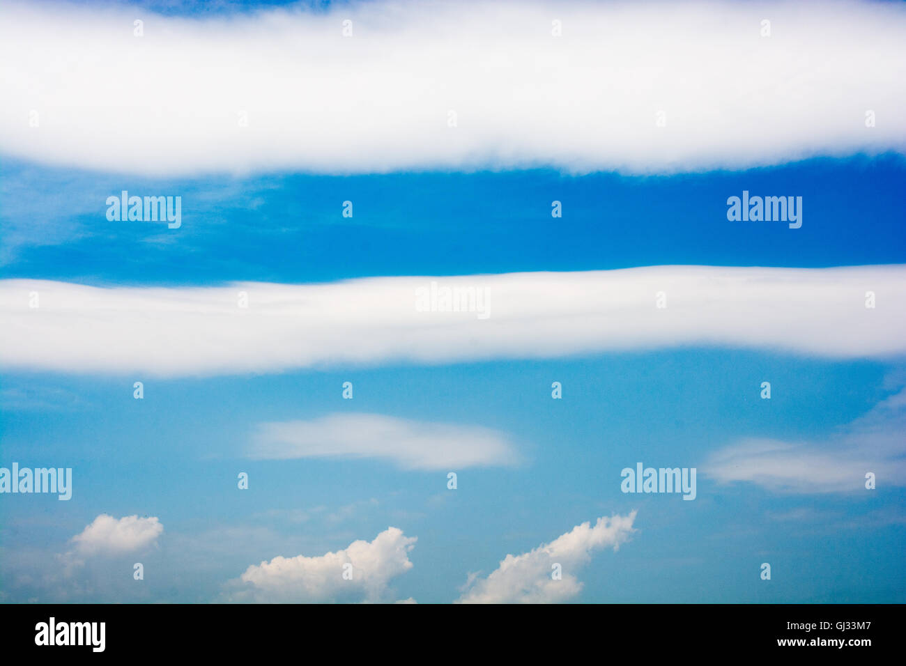 Beautiful white clouds on a sunny day Stock Photo - Alamy