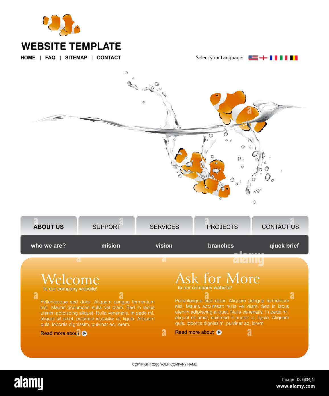 Border frame line illustration page hi-res stock photography and images ...