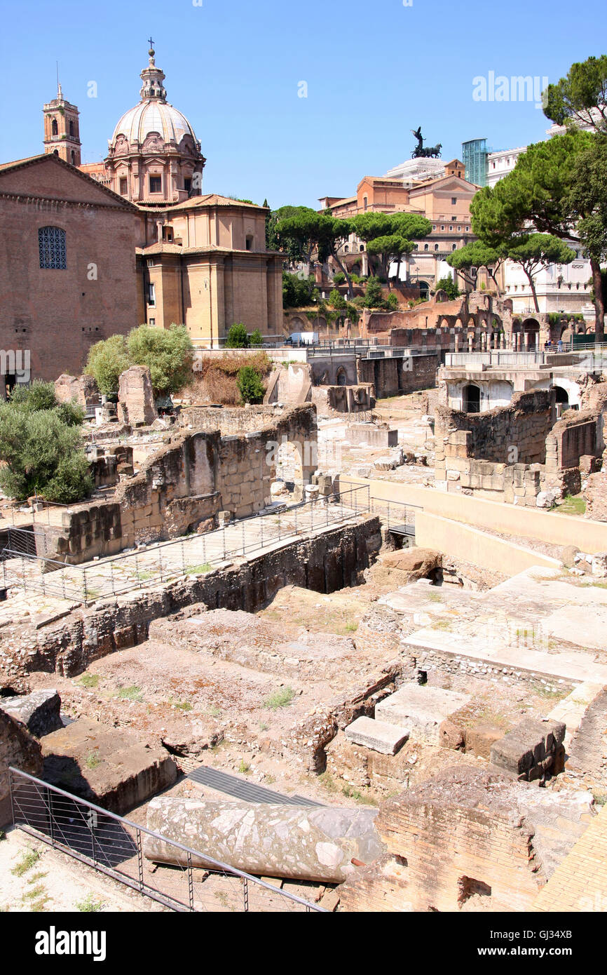 Ruins of the Roman Forum, in Rome, Italy Stock Photo - Alamy