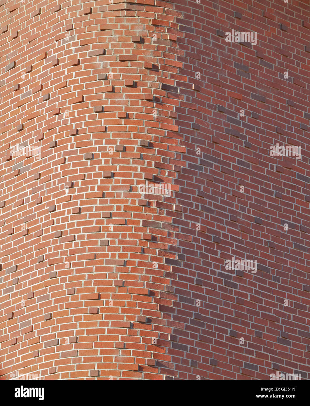 Round Brick Corner Stock Photo Alamy