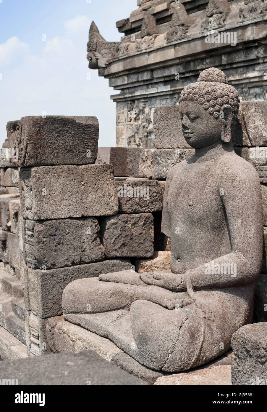Borobudur Buddha Stock Photo - Alamy