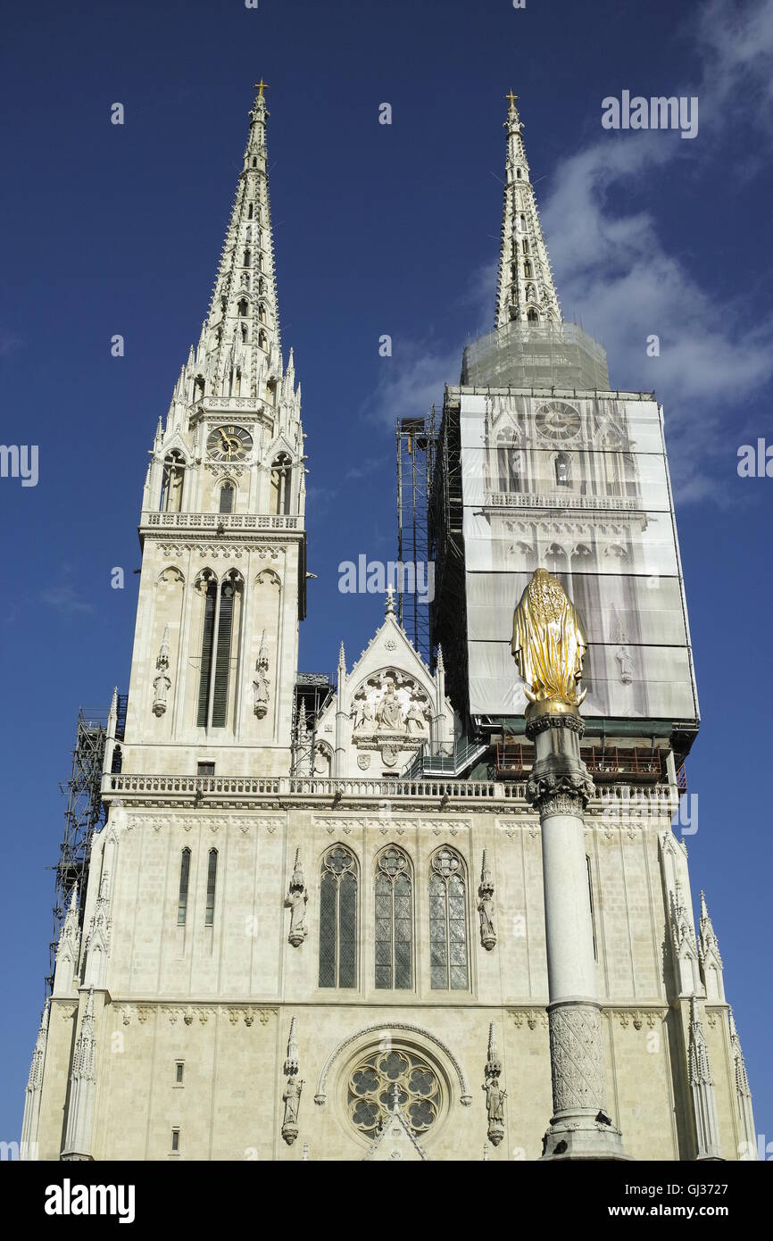 Cathedral St. Stephen - Katedrala Svetog Stjepana - Zagreb, Croatia ...