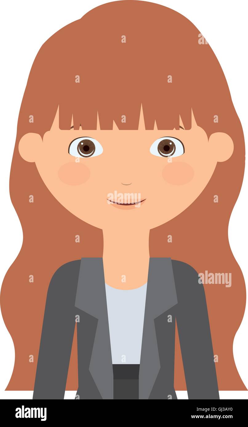 young woman female isolated Stock Vector Image & Art - Alamy