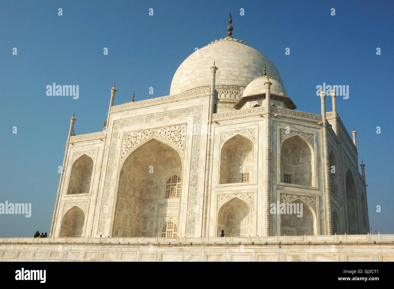 Taj Mahal in Agra  - famous landmark in Uttar Pradesh, India Stock Photo