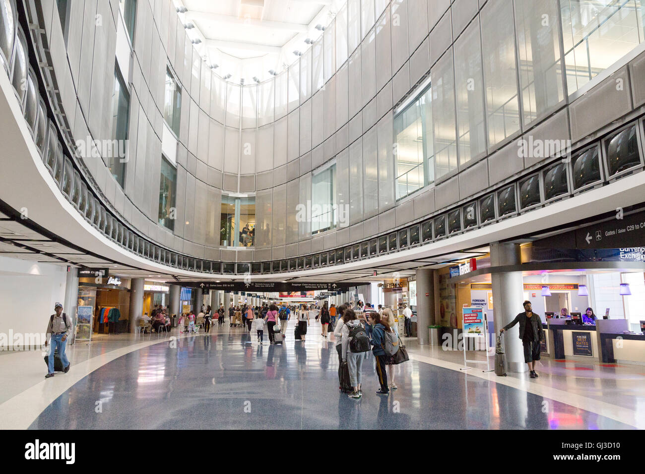 Modern Architecture In The Departure Lounge, George Bush ...