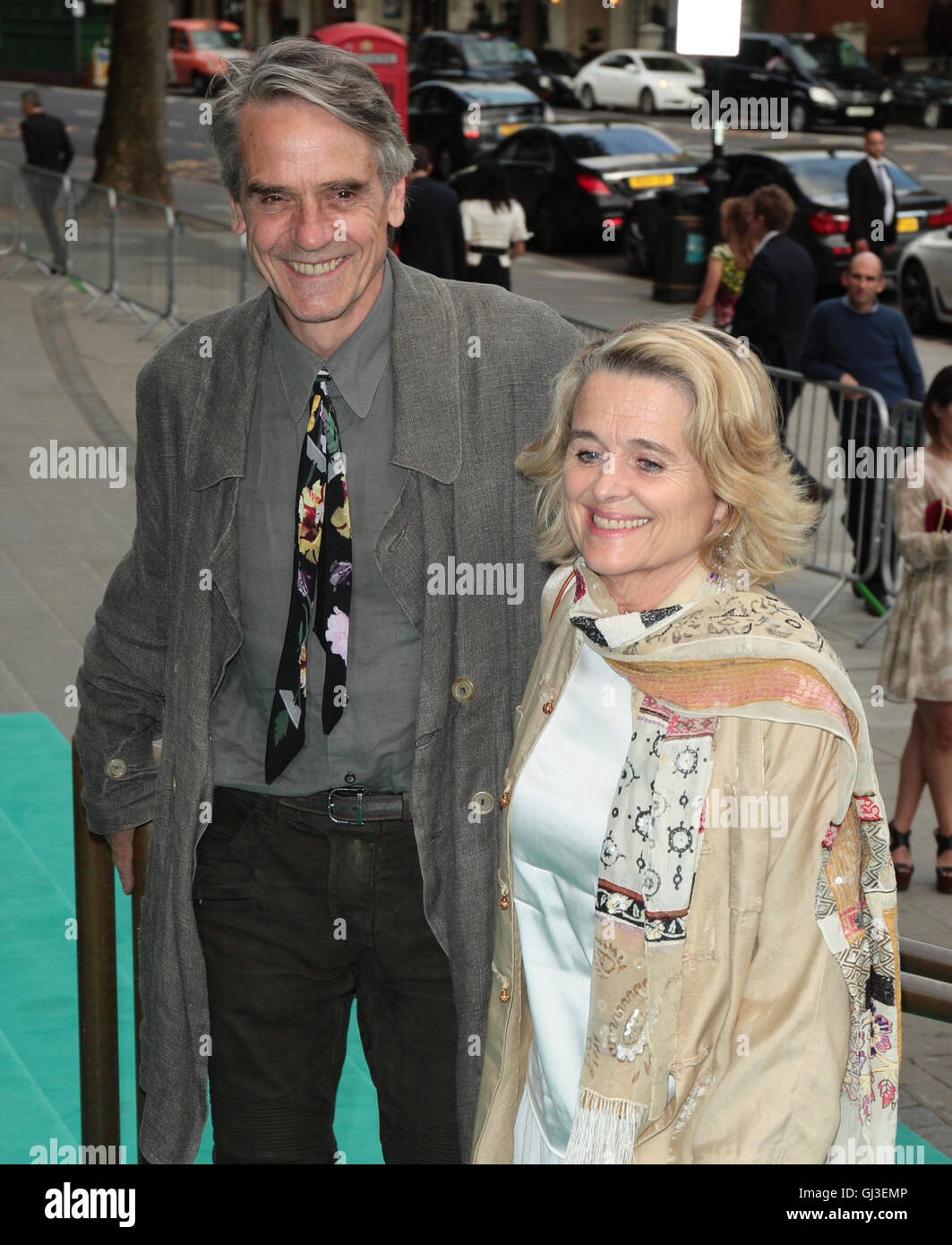 Jeremy Irons and Sinead Cusack attends the Victoria and Albert Museum Summer Party in London, UK - 22 Jun 2016 Stock Photo