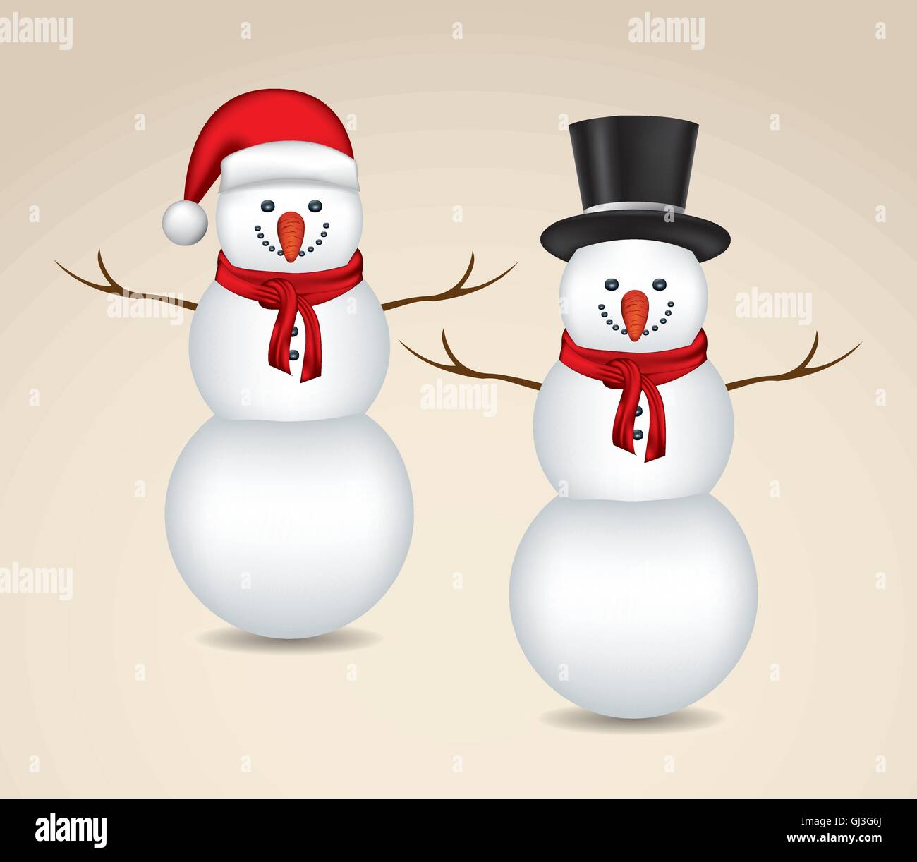 illustration of snowman on a clear background vector illustratio Stock ...