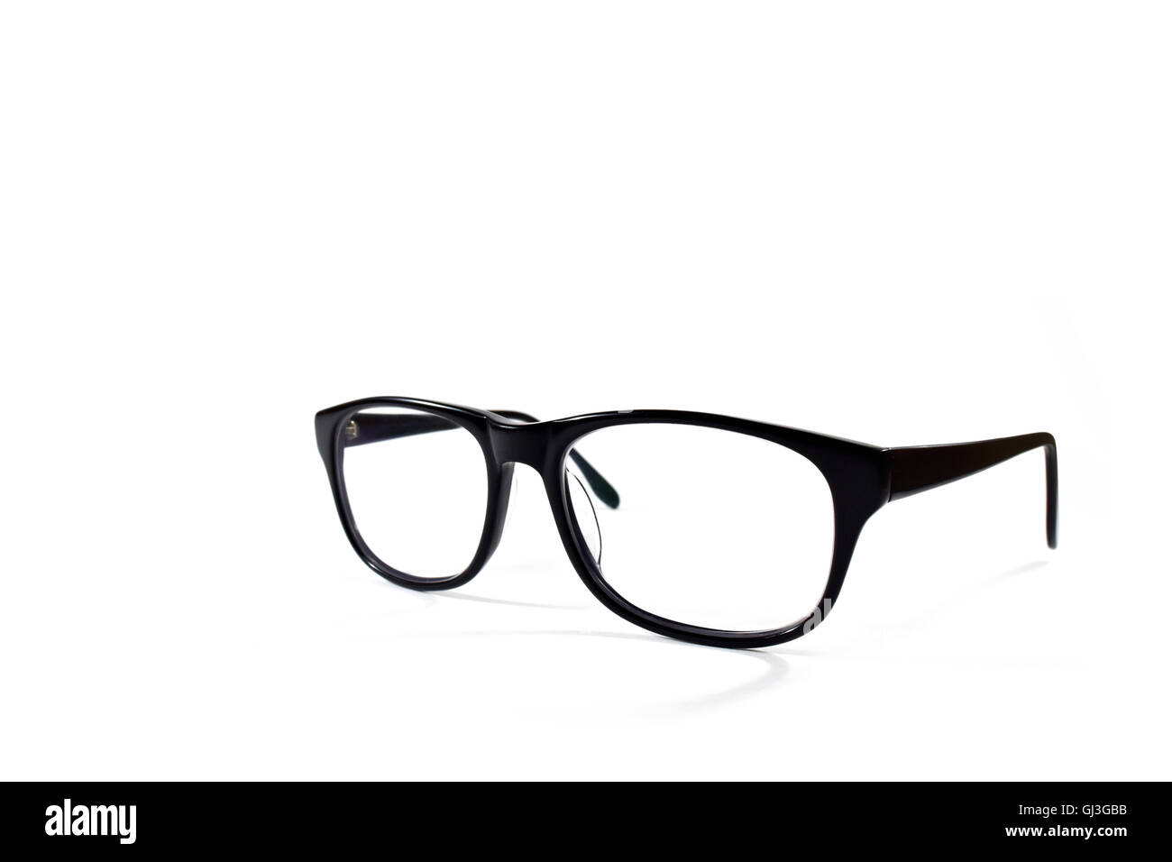 Glasses Eye Isolated on white background Stock Photo - Alamy