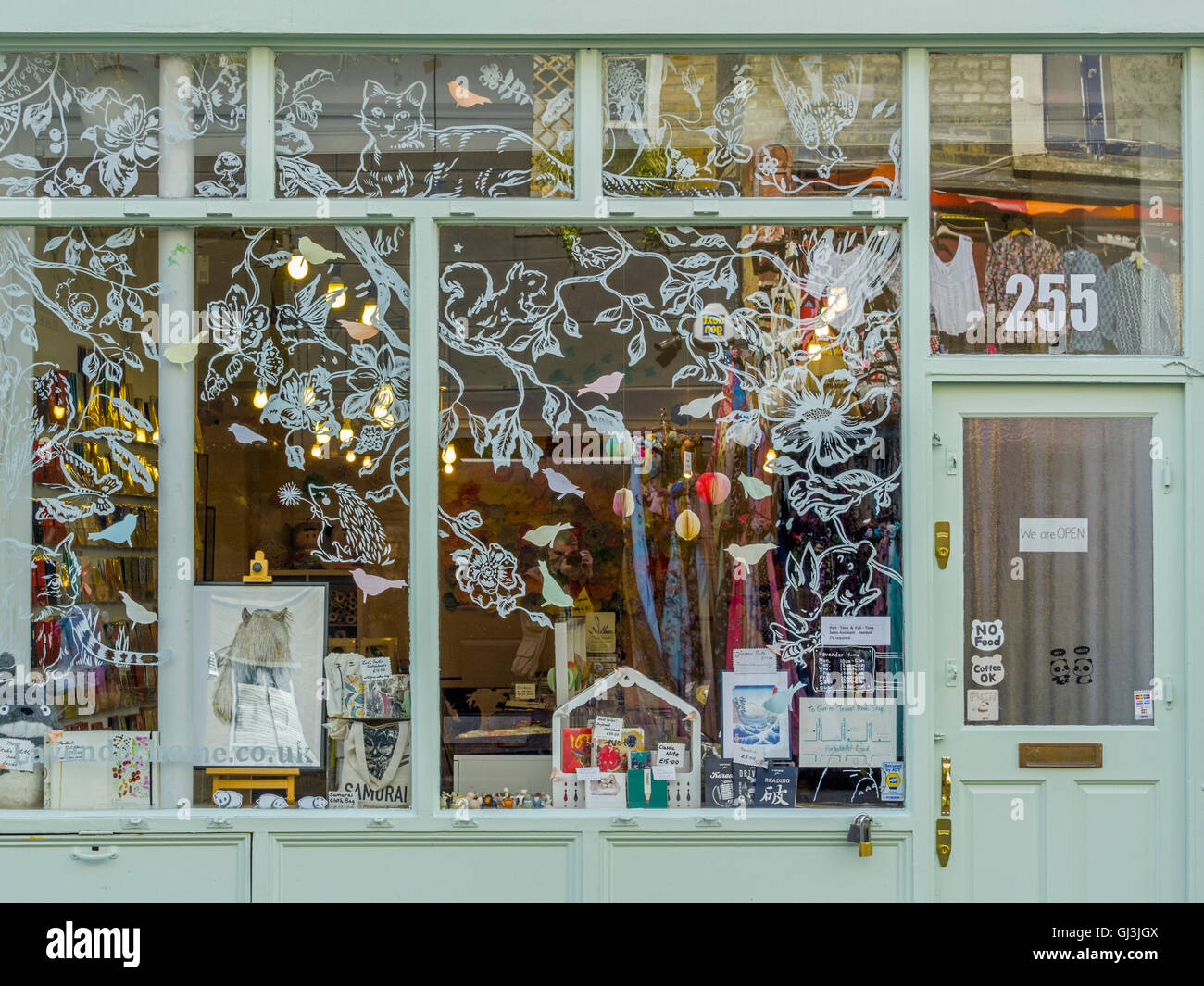 Notting Hill shops, London England Stock Photo Alamy