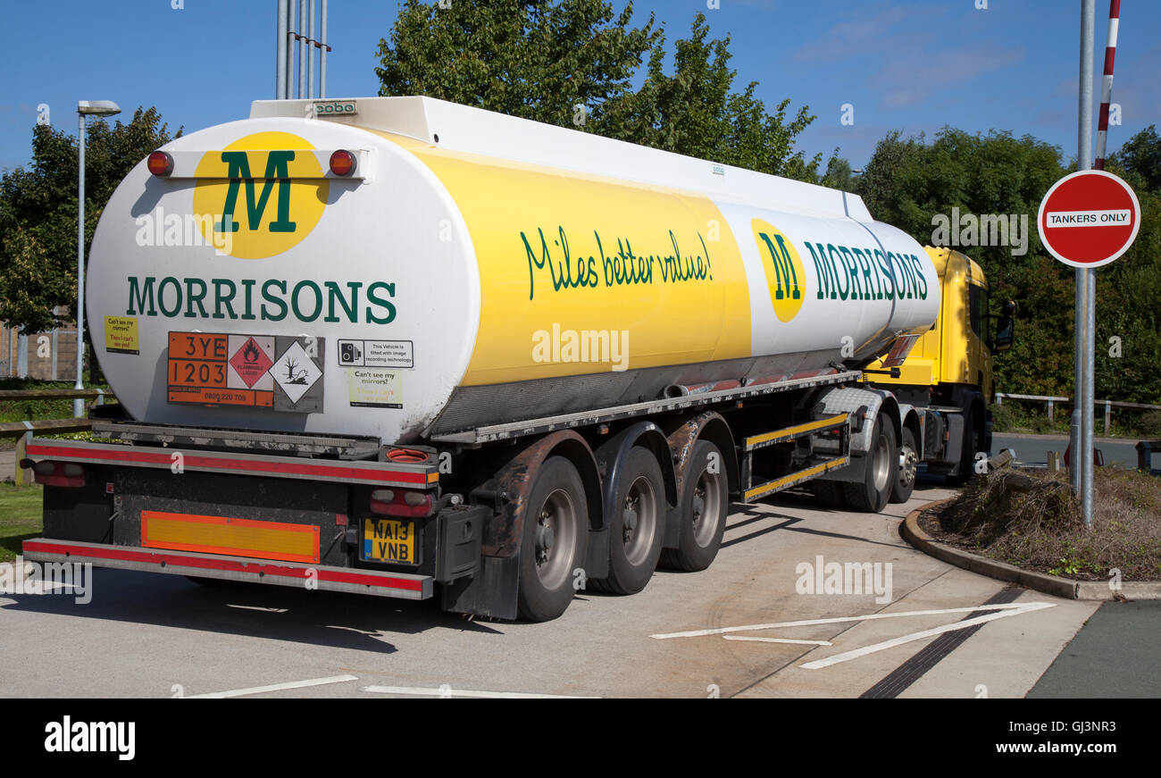 Morrisons fuel tanker hires stock photography and images Alamy